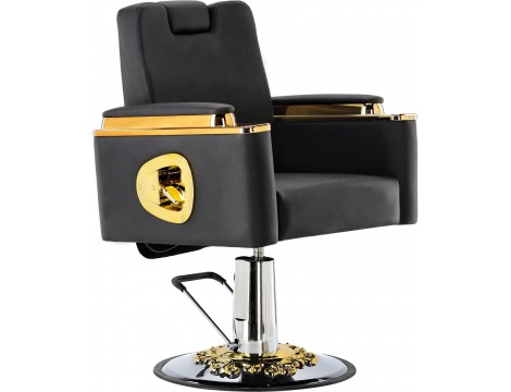 Fotel fryzjerski Midas hydrauliczny obrotowy do salonu fryzjerskiego podnóżek krzesło fryzjerskie Outlet - 3